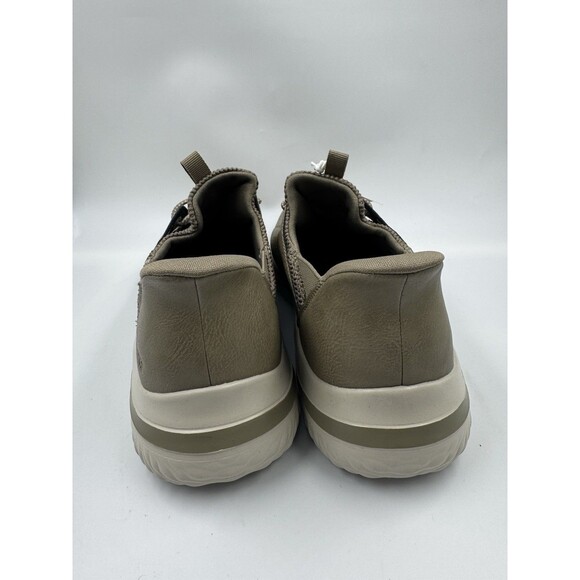 Skechers Men's Classic Fit Sneakers with Air-Cooled Memory Foam Tan Beige Sz 12 - Picture 4 of 14